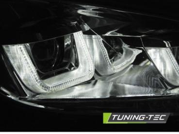 Scheinwerfer DRL LED Tagfahrlicht für VW Golf 6 08-13 chrom mit dynamichen Blinker
