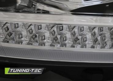 Scheinwerfer DRL LED Tagfahrlicht für VW T6 Bj. 15-19 Chrom mit dynamischen LED Blinker