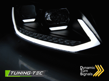 Scheinwerfer DRL LED Tagfahrlicht für VW Touran 1T3 / Caddy 3 Bj. 10-15 Schwarz