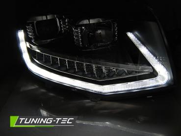 Scheinwerfer LED Tagfahrlicht für VW T6 Bj. 15-19 dynamischer Blinker Schwarz
