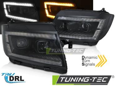 LED Scheinwerfer Schwarz passend für VW Crafter II ab 2017 DRL Blinker