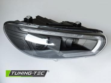 Scheinwerfer LED Tagfahrlicht für VW Scirocco 3 Bj. 08-14 Schwarz  dynamischer Blinker
