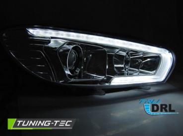 Xenon Scheinwerfer LED Tagfahrlicht für VW Scirocco 3  08- Chrom dynamischen Blinker