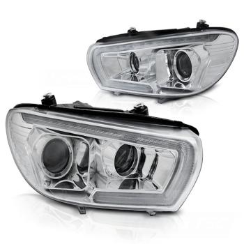 Xenon Scheinwerfer LED Tagfahrlicht für VW Scirocco 3  08- Chrom dynamischen Blinker