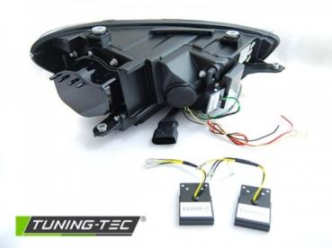Scheinwerfer LED Tagfahrlicht für VW Scirocco 3 14-17 Chrom mit dynamischen Blinker