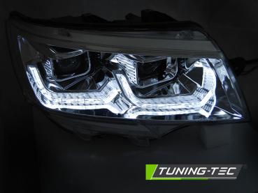 Scheinwerfer DRL LED Tagfahrlicht Lightbar für VW T6.1 Bus Bj. 2019- chrom
