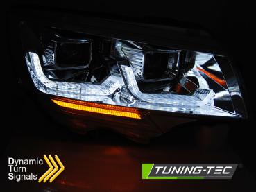 Scheinwerfer DRL LED Tagfahrlicht Lightbar für VW T6.1 Bus Bj. 2019- chrom