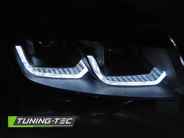 Scheinwerfer DRL LED Tagfahrlicht Lightbar für VW T6.1 Bus Bj. 2019- Schwarz