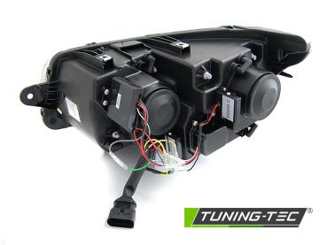 Scheinwerfer DRL LED Tagfahrlicht Lightbar für VW T6.1 Bus Bj. 2019- Schwarz