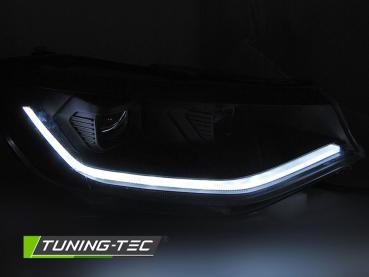 Voll LED Scheinwerfer Tagfahrlicht für VW Caddy V 5 Bj. 2020- Black dynamische Blinker