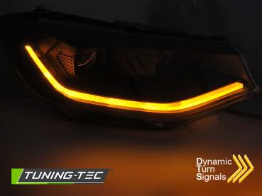 Voll LED Scheinwerfer Tagfahrlicht für VW Caddy V 5 Bj. 2020- Black dynamische Blinker