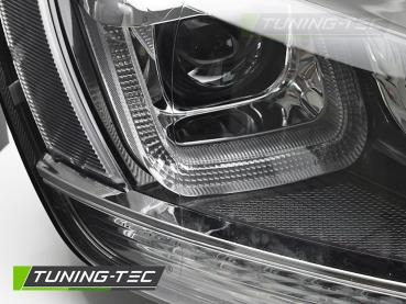 Scheinwerfer DRL LED Tagfahrlicht für Golf 7 Bj. 12-16 Schwarz Chrom dynamische Blinker