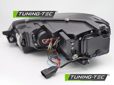 Scheinwerfer DRL LED Tagfahrlicht für Golf 7 Bj. 12-16 Schwarz Chrom dynamische Blinker