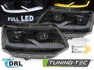 LED Tagfahrlicht Scheinwerfer passend für VW T5 GP 2010–2015 mit DRL