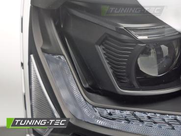 Preview: LED Tagfahrlicht Scheinwerfer passend für VW T5 GP 2010–2015 mit DRL