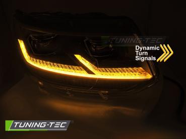 Preview: LED Tagfahrlicht Scheinwerfer passend für VW T5 GP 2010–2015 mit DRL