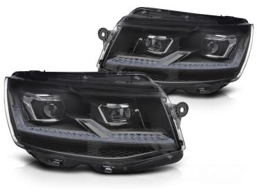 LED DRL Frontscheinwerfer passend für VW T6 mit dynamischem Blinker
