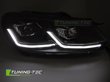 Preview: Voll LED Scheinwerfer passend für VW Golf 6 2008–2012 in Schwarz Chrom