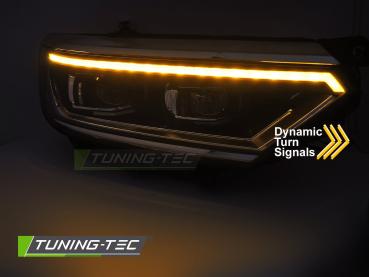 Preview: Voll LED Scheinwerfer passend für VW Passat B8 2014–2019 in Schwarz Chrom