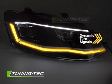 Preview: LED Upgrade Scheinwerfer passend für VW Polo 6R 6C mit dynamischem Blinker