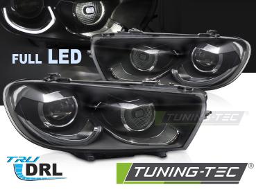 Voll LED Scheinwerfer passend für VW Scirocco III 2008-2014 Schwarz