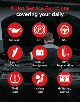 OBD2 DIAGNOSEGERÄT SCANNER iCARSOFT LR V4.0 für Land Rover / Jaguar
