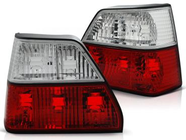 Rückleuchten für VW Golf 2 (II) 83-91 rot/weiß