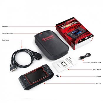 OBD2 DIAGNOSEGERÄT SCANNER iCARSOFT MB V3.0 für Mercedes / Smart