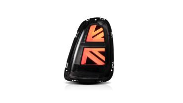 Voll LED Rückleuchten für Mini Cooper R56 R57 R58 R59 2007-2013 Klar schwarz