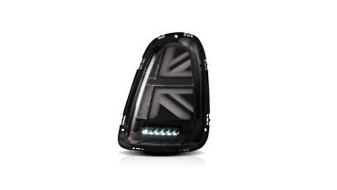 Voll LED Rückleuchten für Mini Cooper R56 R57 R58 R59 2007-2013 Klar schwarz