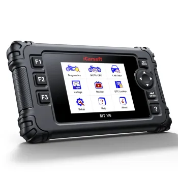 iCarsoft MT V6 für Harley Davidson Diagnosegerät OBD Scanner inkl. Adapter + Updates