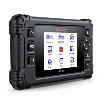 iCarsoft MT V6 für Harley Davidson Diagnosegerät OBD Scanner inkl. Adapter + Updates