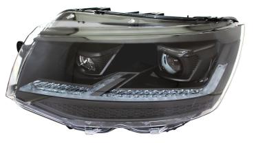 Voll LED Tagfahrlicht Scheinwerfer für VW T6 15-19 schwarz - Black Edition