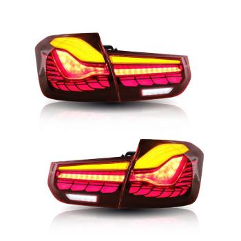 Voll LED Rückleuchten für BMW 3er F30 F35 F80 2011 - 2019 Rot in OLED Technik