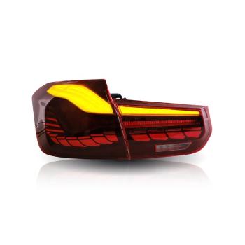 Voll LED Rückleuchten für BMW 3er F30 F35 F80 2011 - 2019 Rot in OLED Technik