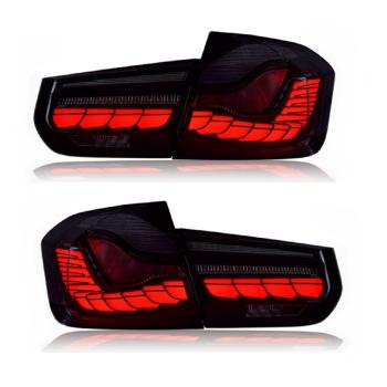 Voll LED Rückleuchten für BMW 3er F30 F35 F80 2011 - 2019 Smoke in OLED Technik