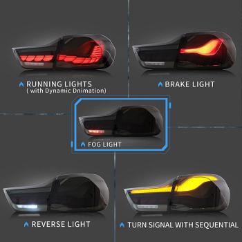 Voll LED Rückleuchten für BMW F32 F33 F36 F82 Bj. 2013-2021 smoke OLED Technik