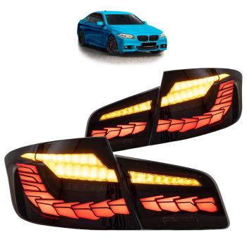 Voll LED Rückleuchten für BMW F10 Limousine 2010-2016 Smoke in OLED Technik