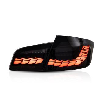 Voll LED Rückleuchten für BMW F10 Limousine 2010-2016 Smoke in OLED Technik