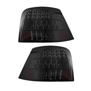 SET LED Rückleuchten Heckleuchten Schwarz Smoke IV Rücklichter für VW Golf 4 97-