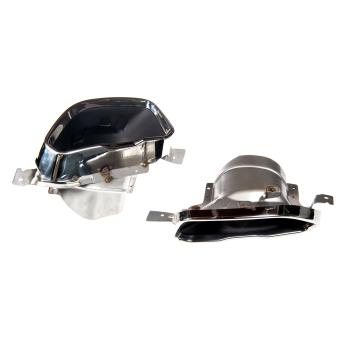 Auspuffblenden ESD Blenden chrom passt für BMW 3er G20 G21 M340i mit M-Paket