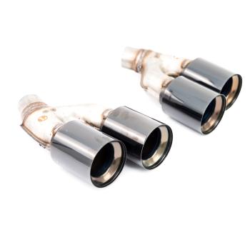 Edelstahl Endrohre Auspuff Blende Auspuffblenden für BMW G30 Limo G31 Touring