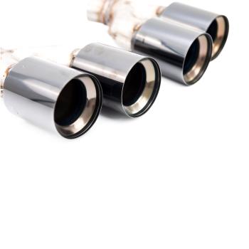 Edelstahl Endrohre Auspuff Blende Auspuffblenden für BMW G30 Limo G31 Touring