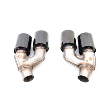 Edelstahl Endrohre Auspuff Blende Auspuffblenden für BMW G30 Limo G31 Touring