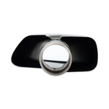 Auspuffblenden Trapez SET Schwarz für BMW 5er G30 G31 nur M-Paket 520-540