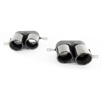 Auspuffblenden ESD Blenden Schwarz passt für BMW 3er G20 G21