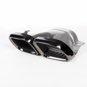 Auspuffblenden ESD Blenden Schwarz für Mercedes C-Klasse C205 A205 GLC X253 C253 AMG-Line