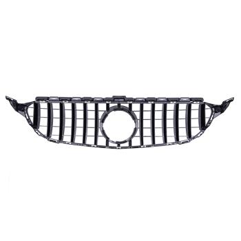 Kühlergrill Grill Black Chrom für Mercedes C Klasse W205 Sport-Panamericana GT