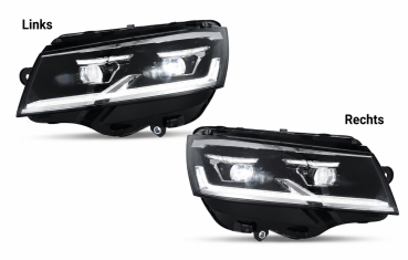 Voll Led Scheinwerfer passend für VW T6 15-19 schwarz ab 19 -24 LED Blinkern