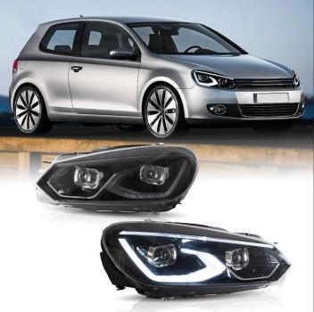 Voll LED SCHEINWERFER für VW Golf 6 Limo und Kombi 2008-2013 Plug and Play